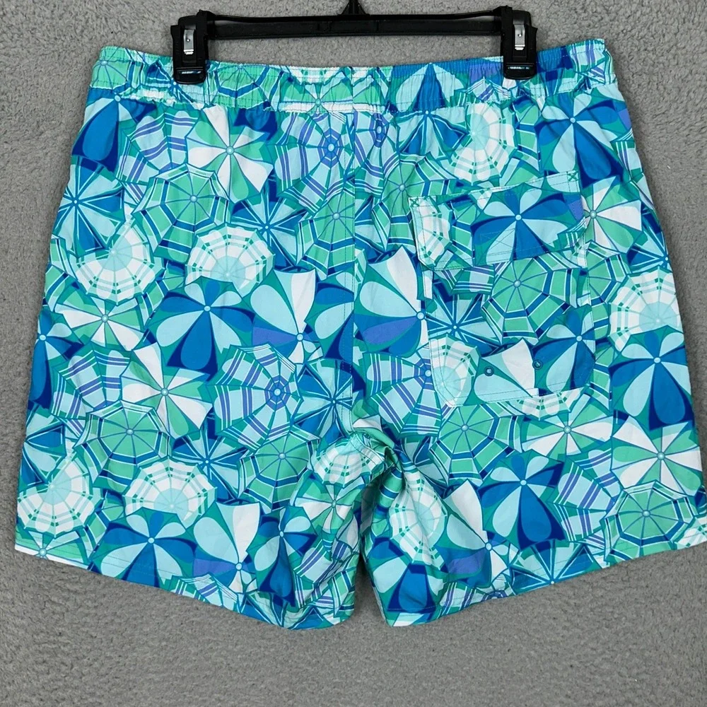 Vineyard Vines Board Shorts Mens Large Blue Mesh Lined Swim Trunks Drawstring